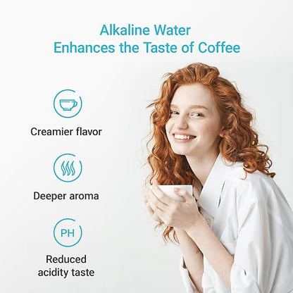 AQUA CREST PF-AL Alkaline Water Filter Replacement for Waterdrop® Pitchers | Replacement for Waterdrop® Pitcher and Dispenser & PF-AL Filter, Reduces PFOA/PFOS, Chlorine, Last Up to 100 Gallons, 1 Pack