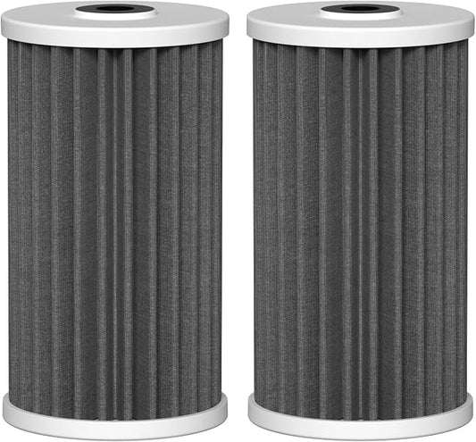 4.5"x10" 5 Micron Carbon Sediment Water Filter Replacement Cartridge Compatible with AO Smith Whole House Filtration Systems - AO-WH-PREL-RCP, 2 Pack
