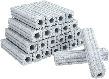 RealPlus Ceramic Bio Filter Media for Aquarium Sump Canister Pond Fish Tank, Vast Surface Area (6.2" Length / 24pcs)