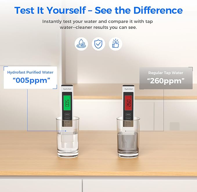 800GPD Reverse Osmosis System, 9 Stage Tankless RO Water Filtration System, Under Sink Water Filter 𝐈𝐧𝐜𝐥. 𝟏 𝐄𝐱𝐭𝐫𝐚 𝐓𝐃𝐒 𝐌𝐞𝐭𝐞𝐫, 2.5:1 Pure to Drain, Reduce TDS, FCC Listed