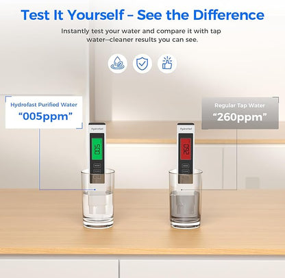 800GPD Reverse Osmosis System, 9 Stage Tankless RO Water Filtration System, Under Sink Water Filter 𝐈𝐧𝐜𝐥. 𝟏 𝐄𝐱𝐭𝐫𝐚 𝐓𝐃𝐒 𝐌𝐞𝐭𝐞𝐫, 2.5:1 Pure to Drain, Reduce TDS, FCC Listed