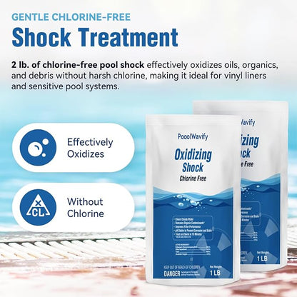 Pool Closing Kit for Above & In-Ground Pools – Winterizing Chemicals for Clean, Clear Water, Prevents Pool Algae Growth-Up to 15,000 Gallons