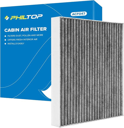 PHILTOP HEPA Cabin Air Filter w/Activated Carbon, Compatible with CF12160 Hyundai Tucson 2016-2021, Kona 2018-2023, Venue 2020-2026, Veloster 2019-2021, Veloster N 2019-2022, Kona N 2022-2023