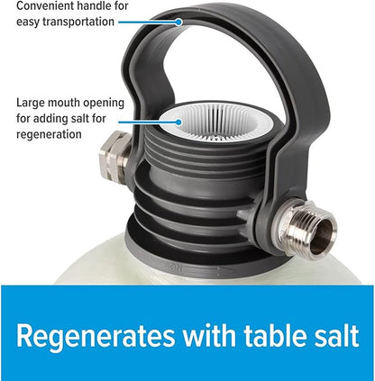 Camco TastePURE Portable Water Softener | Helps Reduce The Hardness of Your RV or Boat's Water | Features a Compact Design (40655)