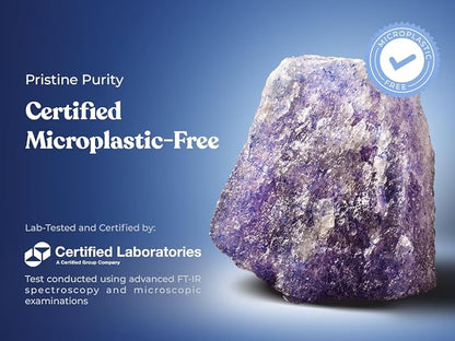 EUPHERBIA Blue Salt, Fine Grind, Rare Mineral Salt, High Potassium, Lower Sodium, Natural, Unprocessed, Hand Harvested, Kosher Certified (227g Fine Grind)