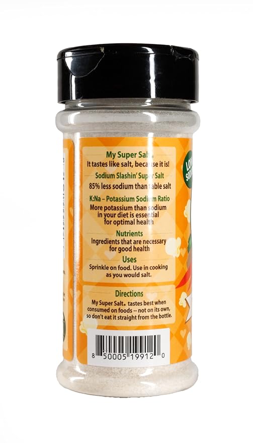 My SUPER SALT Butter - Functional Butter-Flavored Salt Alternative - 85% Less Sodium - Comfort Food Flavor with Smart Nutrition - 7 oz