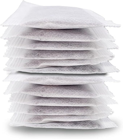 12 Pack Activated Charcoal Distiller Filters -Coconut Shell Activated Carbon Filter Sachets -Compatible with Megahome and other Countertop Distillers