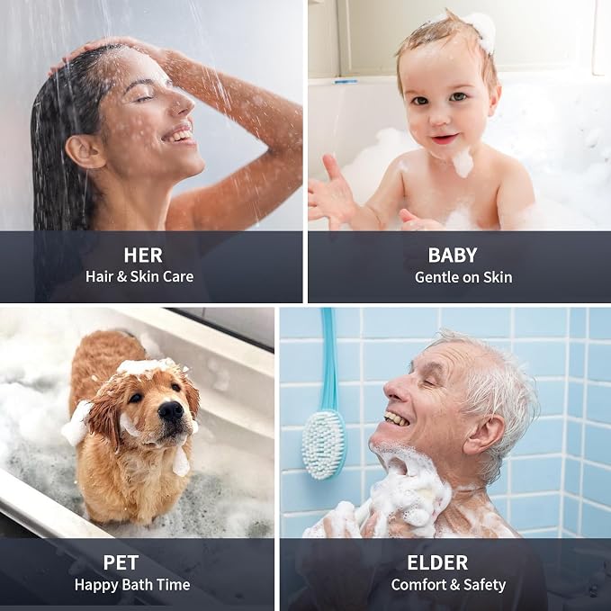 Shower Filter Cartridge Compatible with Eskiin Shower Head, 6 Pack | Multistage media reduces hard water & chlorine. Compatible with Eskiin shower head. Tool-free installation in minutes.