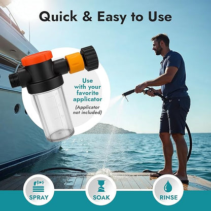 NORTHWEST ENTERPRISES Salt Remover Concentrate that Rinses Salt Off from Boats, Vehicles, Trailers, Engines and More - DeSaltPro Neutralizer - Salt Gone (1 Gallon)