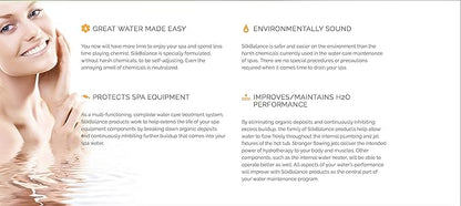 Natural Hot Tub Water Care - 4-Month Supply - Weekly Spa Maintenance -Balancer, Clarifier, Conditioner - Simple, Soft, & Safe Water