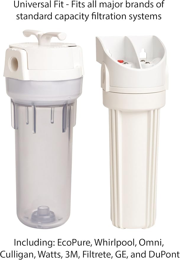 EcoPure EPW2P Pleated Universal Whole Home Water Filter – Fits Standard Capacity Systems – NSF Certified-– 30 Micron-– Reduces Sediment,Sand,Dirt & Rust-– 3-Month Life per Filter,(Pack of 24)