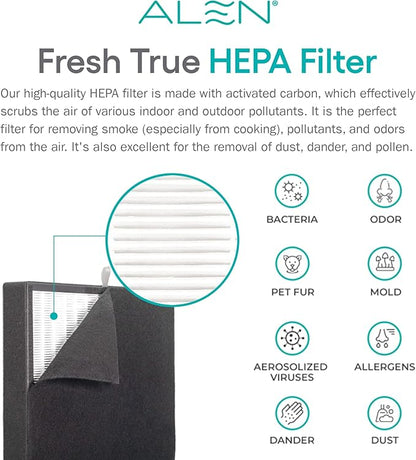 Alen Air Filter BF35-Pure Replacement HEPA Filter for BreatheSmart Classic Air Purifier - Captures Allergens, Dust, & Mold (1 FIlter)