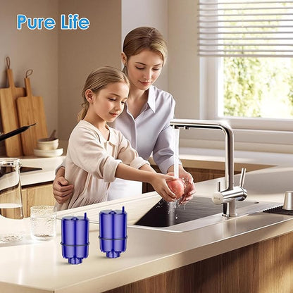 BREAUILL Faucet Water Filter Replacement for All Pur Systems - NSF Certified, Compatible with Pur RF-9999 - 6 Pack