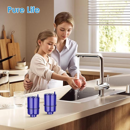 BREAUILL Faucet Water Filter Replacement Fit for All PUR, for PUR Plus Faucet Filtration Systems, NSF Certified Water Filter Compatible with Pur RF-9999, 2 Pack