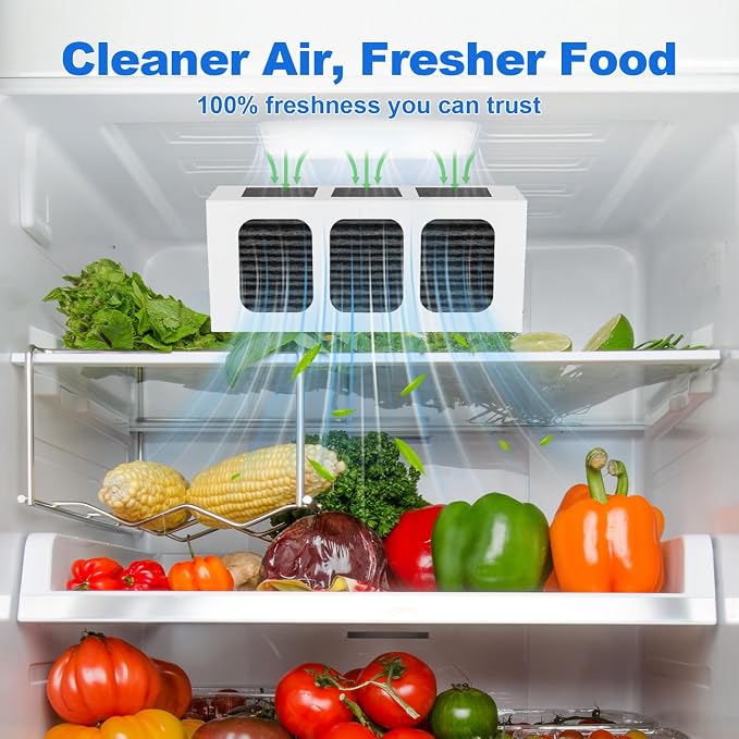 Water Filter Replacement Compatible with Frigidaire FPPWFU01, FPPWFU01, PurePour PWF-1, PureAdvantage PWF-1 Water Filter and PureAir Ultra II PAULTRA2 Air Filter Combo (3+3)