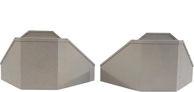 Walthers Cornerstone Double-Track Railroad Bridge Concrete Abutment pkg(2) 933-4553 HO Scale Model Railroad - Structure Kit