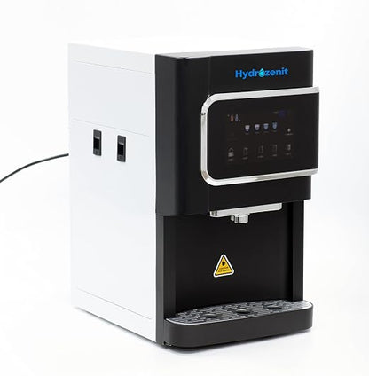 HYDROZENIT - Zenit Slim Water Dispenser | Compact Hot, Cold, Warm & Room Temperature | UV Filtration + LED Touch Panel | Compatible with Reverse Osmosis & Ultrafiltration | Ideal for Home & Office