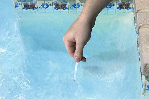 Poolmaster Salt Water Swimming Pool and Spa Water Chemistry Testing Strips, Made in the USA, 22210
