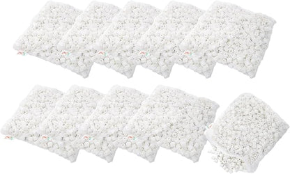 CNZ Premier Bulk Bio Ceramic Rings Filter Media for Aquarium Koi Fish Pond Reef Filter (50-lbs)