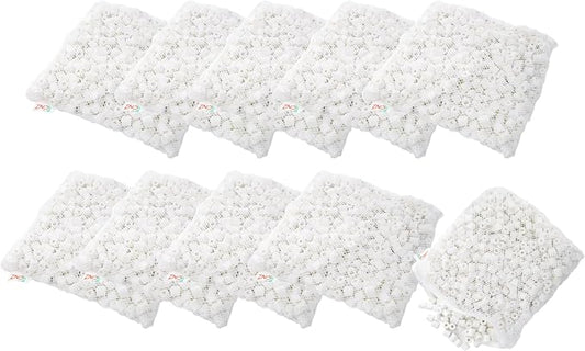 CNZ Premier Bulk Bio Ceramic Rings Filter Media for Aquarium Koi Fish Pond Reef Filter (50-lbs)
