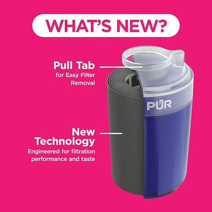 PUR Plus Mineral Core Faucet Mount Water Filter Replacement, 6 Pack for 18-Month Supply, Compatible Water Filter for Sink Faucet PUR Filtration Systems (RF-9999)