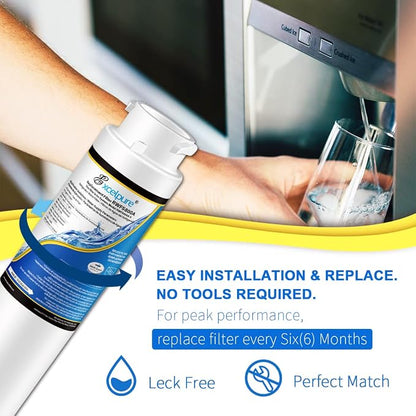 EXCELPURE RWF5800A Refrigerator Water Filter Compatible with Frigidaire EPTWFU01, EWF02, Pure Source Ultra II, 012505454226, 4562222, 1PACK