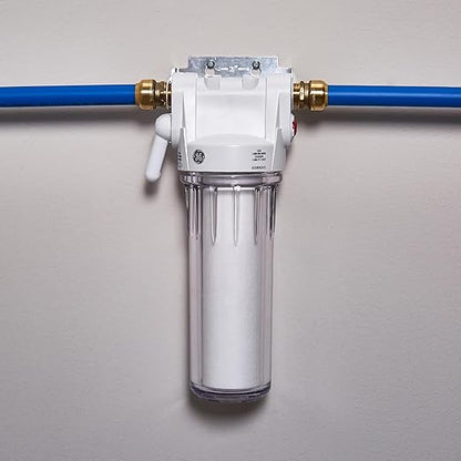 GE Whole House Water Filtration System & Basic Filter | Reduces Sediment, Rust & More | Install Kit & Accessories Included | GXWH20T, FXUSC