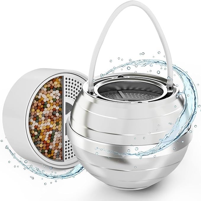Bath Filter for Tub - 8 Stage Filtration, 2500 Gallons BPA Free, Easy Install, Hotel Grade Bath Filter Suitable for Baby, Pets & Those with Sensitive Skin