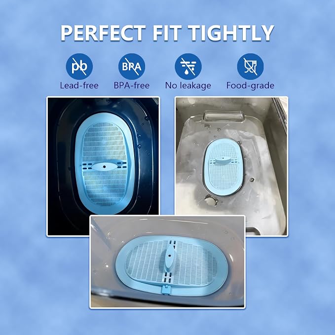 Alkaline Water Filter Replacement for All Waterdrop Pitcher and Dispenser Filtration System, Fits Waterdrop WD-PF-AL, Improved Coffee Taste, Reduces PFOA/PFOS, Chlorine, Last Up to 100 Gallons, 1 Pack