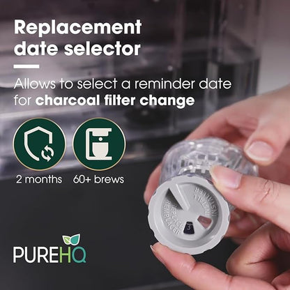 Keurig Filter Replacement Starter Kit - Water Filters for Keurig K-Classic, K-Supreme, K-Express, K-Elite, K-Select, K-Slim 2.0 Coffee Maker - Includes Tall Handle Filter Holder and 3-Pack Cartridges