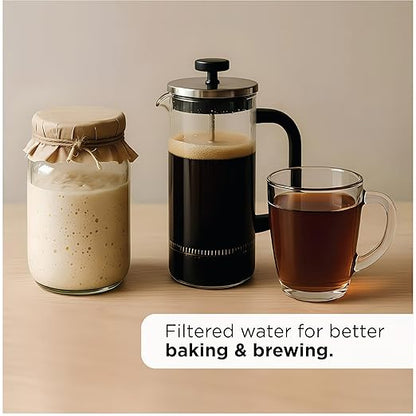 EcoPure Main Faucet Under Sink Inline Water Filtration System (EPWUFF1) | NSF Certified | Reduces Chlorine, Sediment & Cysts | No Additional Faucet Required