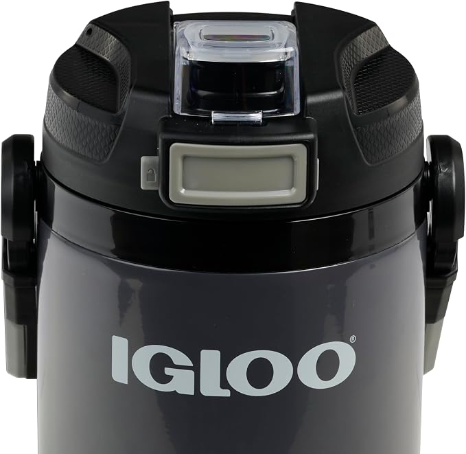 Igloo Rival Fusion 54OZ Insulated Water Jug, Large Water Bottle, Sports Water Jug, Grey