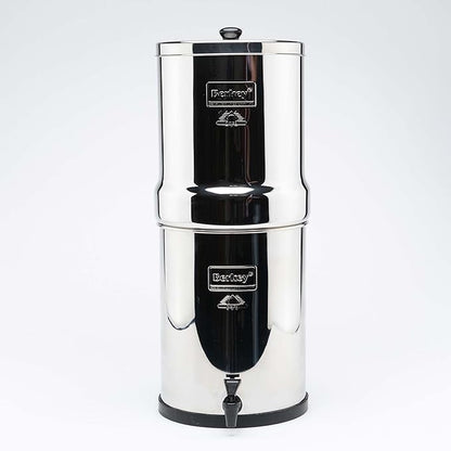 Royal Berkey Gravity-Fed Water Filter System 3.25 Gallon with 2 Black Berkey Elements, 2 PF-2 Fluoride and Arsenic Reduction Elements
