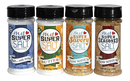 My SUPER SALT – Functional Salt Alternative with Real Salt Taste – 85% Less Sodium – Mineral Balanced Support for Everyday Wellness – 7 oz