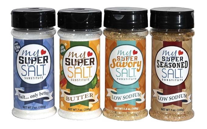 My SUPER SALT Butter - Functional Butter-Flavored Salt Alternative - 85% Less Sodium - Comfort Food Flavor with Smart Nutrition - 7 oz