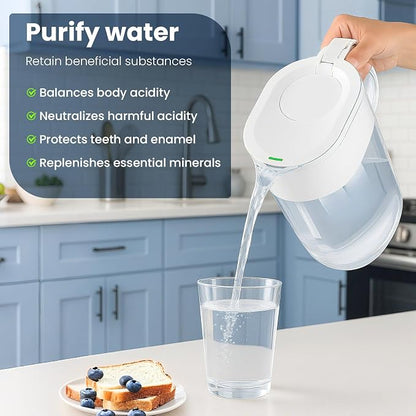 Water Filter Replacement for All Water-drop Pitcher Filtration System, Fit for Water-drop, WD-PF-01A Plus, Reduces PFAS, PFOA/PFOS, Chlorine, 3 Months or 250 Gallons (Pack of 4)