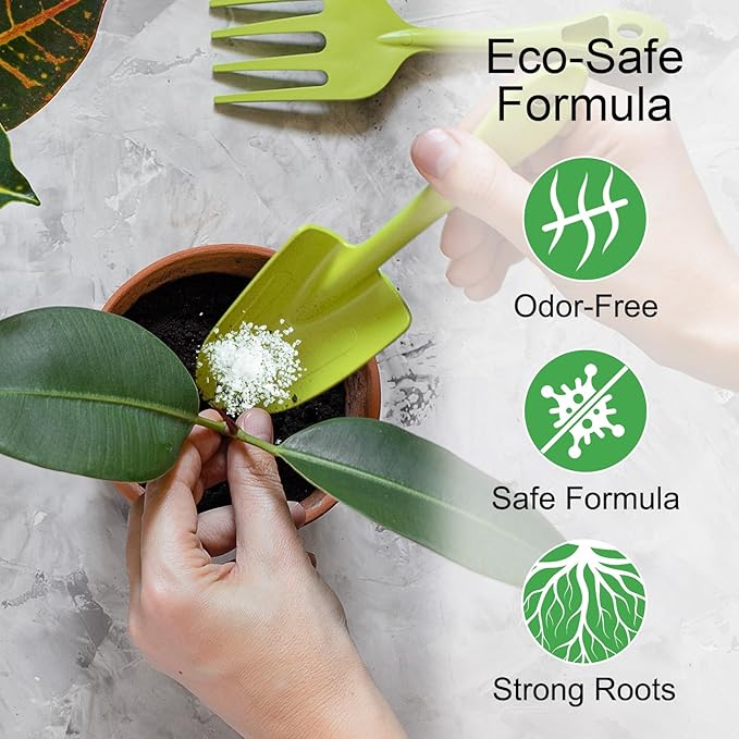 XSEINO 3LB Soil Moisture Crystals Water-Absorbing Hydrogel for Plants Solves Over and Under-Watering, Long-Lasting Water Retention to Keep Soil Moist Polymer Water Storage Crystals