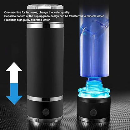 Hydrogen Water Bottle, PEM SPE Technology Electrolytic Water Glass Machine, Insulated Stainless Steel, Ionized Water Generator, Portable Cup for Home, Office, Daily, Drinking