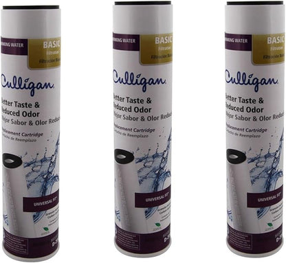 Culligan D-20A Basic Drinking Water Filtation Replacement Cartridge, 1,000 Gallons, 3 Pack