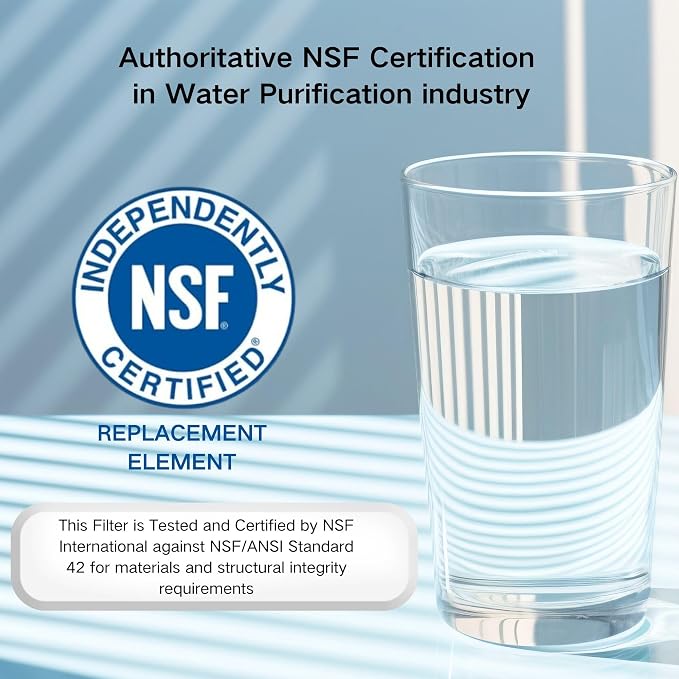 EDR3RXD1 Water Filter Replacement, 2 Pack | Compatible with 4396841, Filter 3, 4396710, Kenmore 46-9083, 46-9030 Refrigerator Water Filter