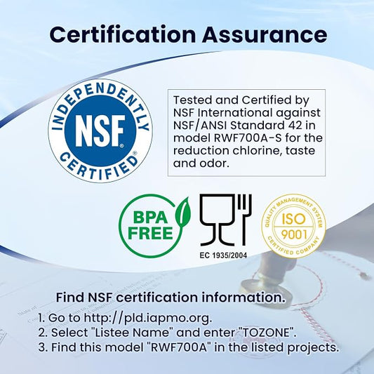 GOLDEN ICEPURE RWF0700A Refrigerator Water Filter Replacement for Samsung DA29-00020B, HAF-CIN/EXP, RF263BEAESR, RF28HMEDBSR, RF28HFEDTSR, RF28HFEDBSR,1PACK