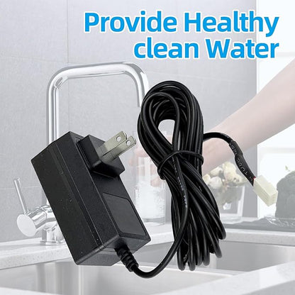 Water Softener Power Supply Transformer, 15V DC Adapter, Compatible with V3186-06 Valves Fits for Water Softener Valves Produced in 2017 or Later Power Supply Cord