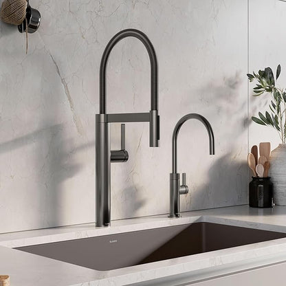 Blanco 527475 Culina II Pull-Down Semi-Pro Kitchen Faucet - 1.5 GPM - Satin Dark Steel