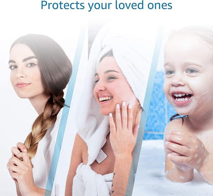 AQUA CREST WHR-140 Shower Filter Replacement Cartridge for Culligan® WHR-140, WSH-C125, ISH-100, HSH-C135, Shower Head Water Filter, with Advanced KDF Filtration Material, Pack of 2
