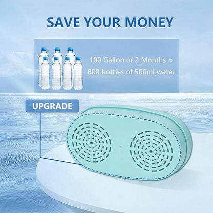 Alkaline Water Filter Replacement Filter for Waterdrop® WD-PF-01A Plus, Increase PH, Reduces PFOA/PFOS, Chlorine, Compatible with Waterdrop® Pitchers, Lasts 2 Months or 100 Gallons, Pack of 2