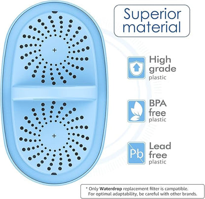 [Original] Waterdrop PF-AL Alkaline Water Filter for Waterdrop Pitchers | Replacement for Waterdrop Pitcher and Dispenser Systems, Improves Coffee Taste, Lasts Up to 100 Gallons, 1 Pack