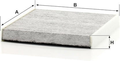 MANN-FILTER CUK 26 009 Cabin Air Filter with Activated Carbon