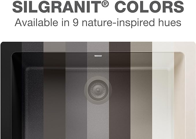 BLANCO 443060 Diamond Silgranit Single Bowl Sink Drop-In or Undermount, 25" L X 22" W - Soft White