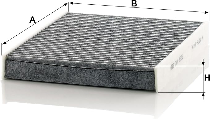Mann Filter CUK 2533-2 Carbon Activated Cabin Filter
