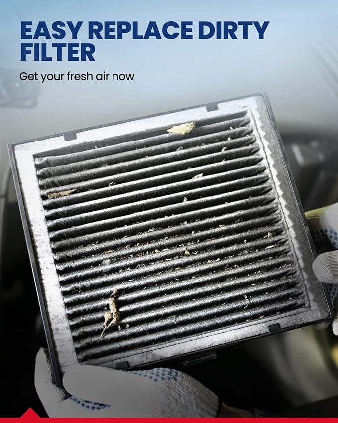 KAX Cabin Air Filter with Activated Carbon, CF10136 Replacement for Buick, Chevrolet, Oldsmobile, Pontiac & Saturn Models - Rendezvous, Terraza, Uplander, Venture, Silhouette, Aztek, Montana, Relay